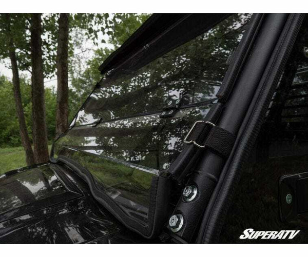 SuperATV Kawasaki Mule Pro Windshield (Flip Down) (Scratch Resistant)
