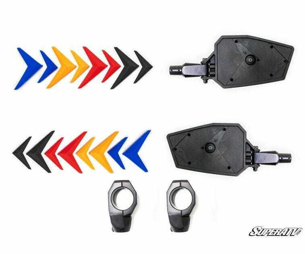 SuperATV Arctic Cat/Textron Seeker Side View Mirrors (SVM-003#TAC)