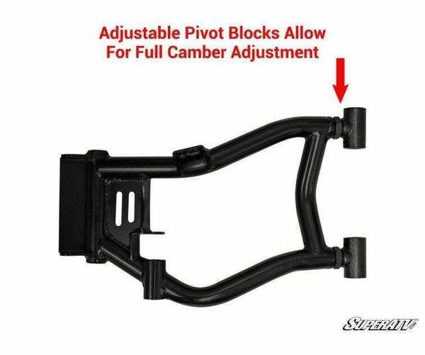 SuperATV RZR 4 800 A-Arms Rear 1.5 Offset High Clearance AA-P-RZRS-R-HC-02