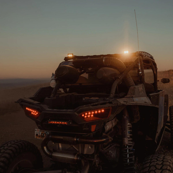 Heretic Studio 6 Series Amber Billet LED BA-2 Light Bar UTVS0014602