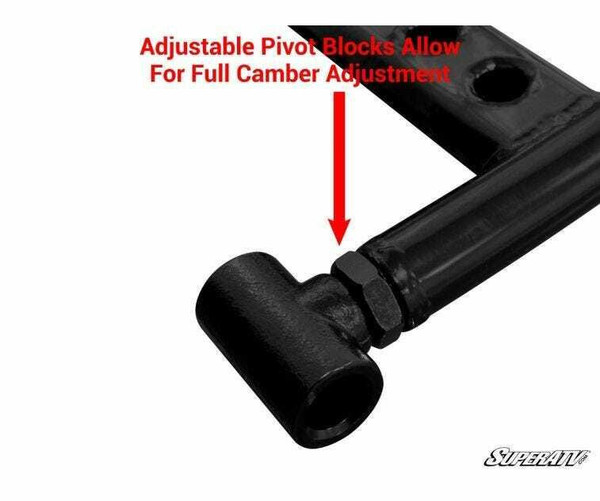 SuperATV Polaris Ranger XP 570 High Clearance 1.5" Forward Offset A-Arms