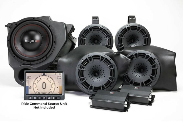 MB Quart Polaris RZR Audio System (Stage 5) (Gen 2) (Ride Command) MB Quart UTVS0022810 UTV Source
