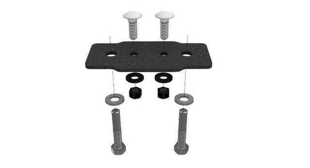 Prinsu RotoPax Mount (Single Crossbar Mount) Prinsu UTVS0031624 UTV Source