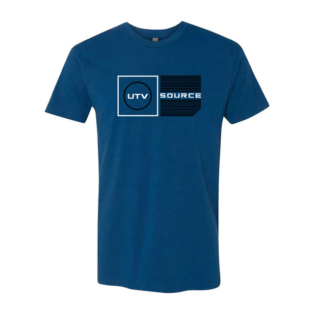 UTV Source Stamp Logo Tee Shirt | Blue/Black (Mens) UTV Source Gear UTVS0036170 UTV Source