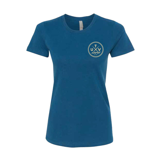 UTV Source Seal Logo Tee Shirt | Blue/Cream (Womens) UTV Source Gear UTVS0036245 UTV Source