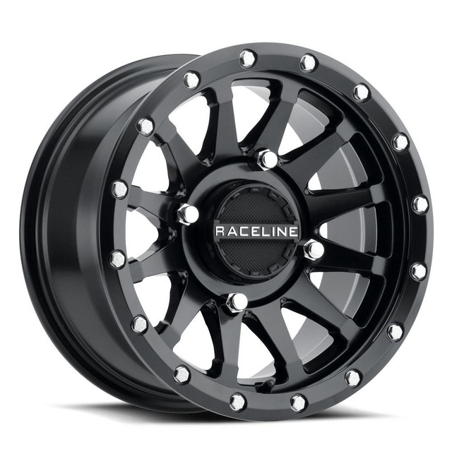 Raceline Wheels A95B Trophy UTV Simulated Beadlock Wheel (Black) Raceline Wheels UTVS0037228 UTV Source