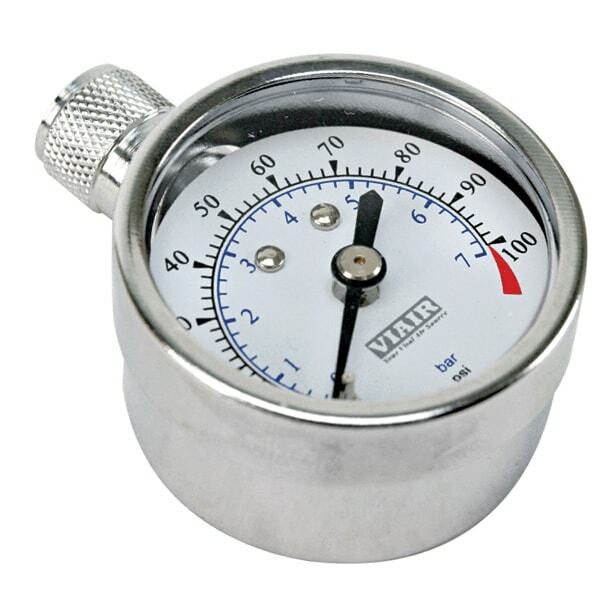 VIAIR 100 PSI 1.5" Tire Gauge VIAIR UTVS0060832 UTV Source