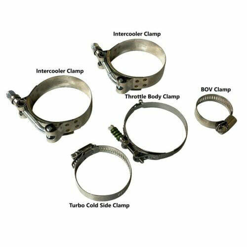 RPM Powersports Can-Am Maverick X3 Stainless Charge Tube Clamp Set UTVS0062593
