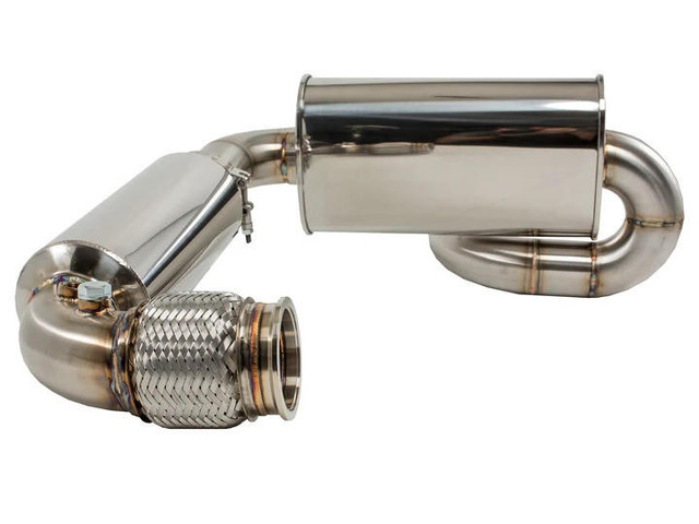 Treal Performance Can-Am X3 Quiet Trail Exhaust System (Resonated Front Section) Treal Performance UTVS0081217 UTV Source