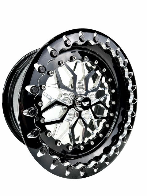 Packard Performance Polaris RZR Pro R Impact Beadlock by Ultra Light (Gloss Black)  UTVS0084376