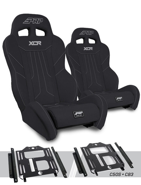 PRP Polaris RZR 570 / 800 / 900 XCR Suspension Seat Kit (Pair)  UTVS0084710