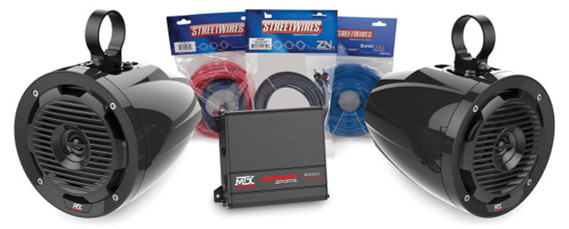 MTX Audio Amp and 2 Roll Cage Speaker Addition Package  UTVS0085323