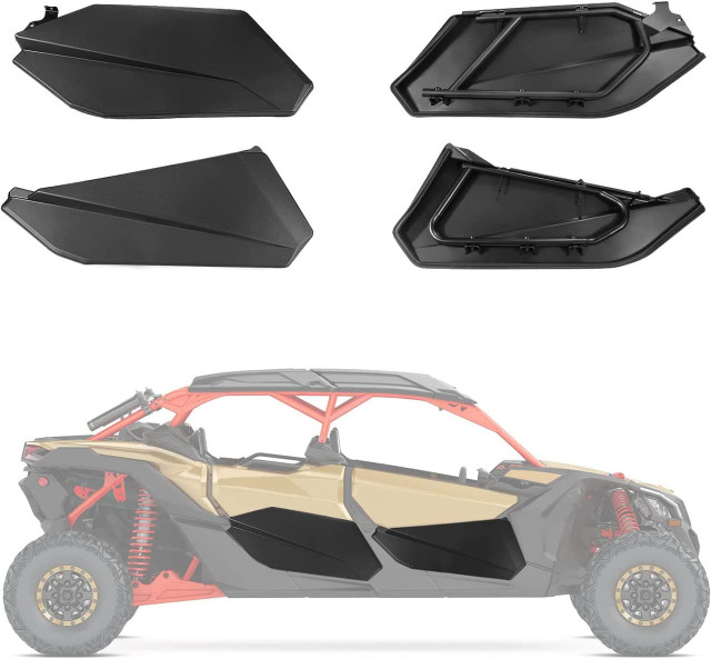 Kemimoto Can-Am Maverick X3 Max 4pc Lower Door Panels w/ Metal Frame  UTVS0095016