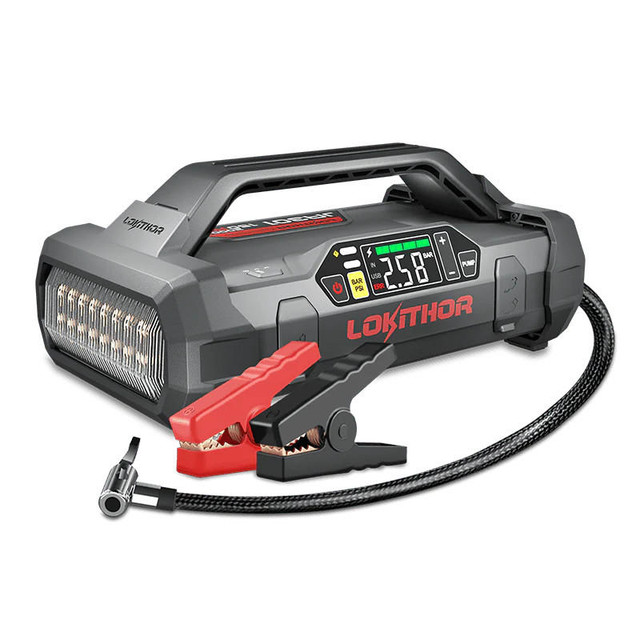 LOKITHOR JA301 Jump Starter with Air Compressor (2000 Amp)  UTVS0097570