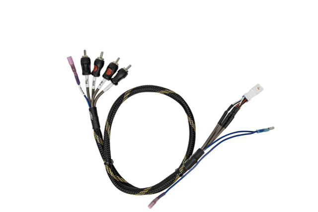 UTV Stereo Can-Am Maverick R BRP Go Front / Rear RCA Output Harness (with Remote)  UTVS0100812