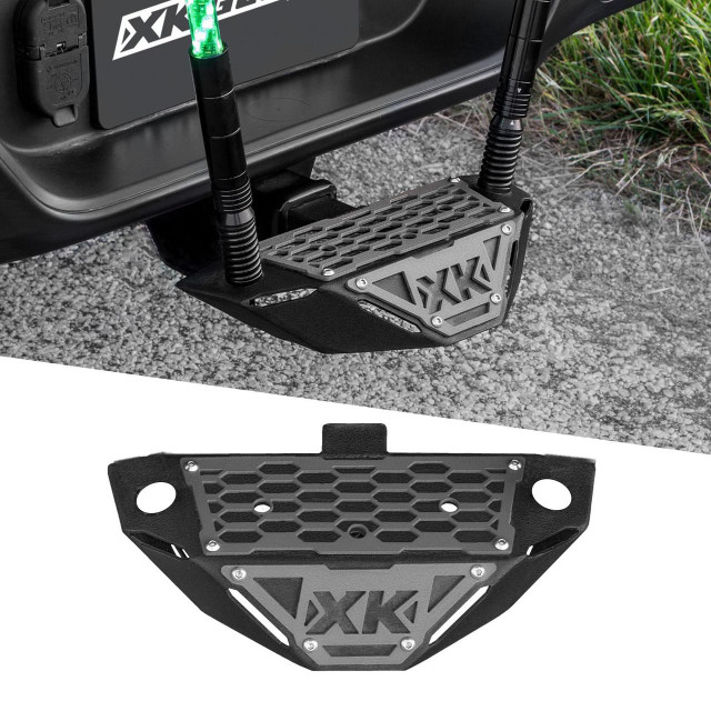 XK Glow Hitch Receiver Step and Whip Plate XK-HITCH - UTV Source