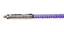 Buggy Whip 2 ft Purple LED Whip w/ Red Flag Bright Quick Release Base BWBRTLED2PPQ