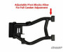 SuperATV RZR 4 800 A-Arms Rear 1.5 Offset High Clearance AA-P-RZRS-R-HC-02