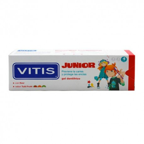 Vitis junior gel dentífrico 75 mL