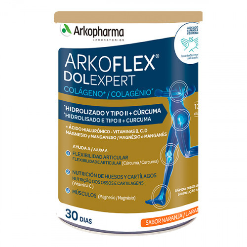 Arkoflex colágeno fórmula expert sabor naranja 390 g
