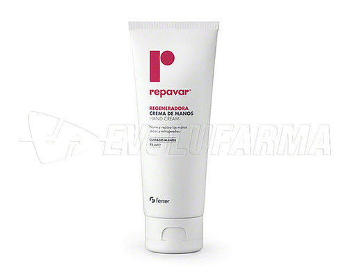 Repavar regeneradora, crema de manos. tubo de 75 mL.
