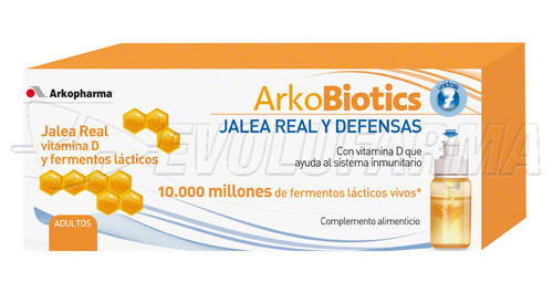 Arkobiotics jalea real y defensas adulto. 7 unidosis