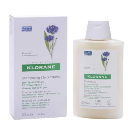 Klorane champú reflejos plateados a la centaurea