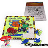 Shana Tova B & W Inlay Puzzle for Coloring for Rosh HaShanah plain photo