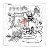 Shana Tova B & W Inlay Puzzle for Coloring for Rosh HaShanah plain photo