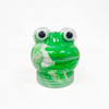 Frog Shaped Container of Passover Green & White Slime