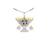 Light Up Menorah Necklace