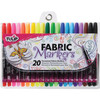 Multi 20 Pack Fabric Markers