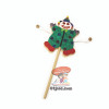 Purim craft Clown Gragger in Green