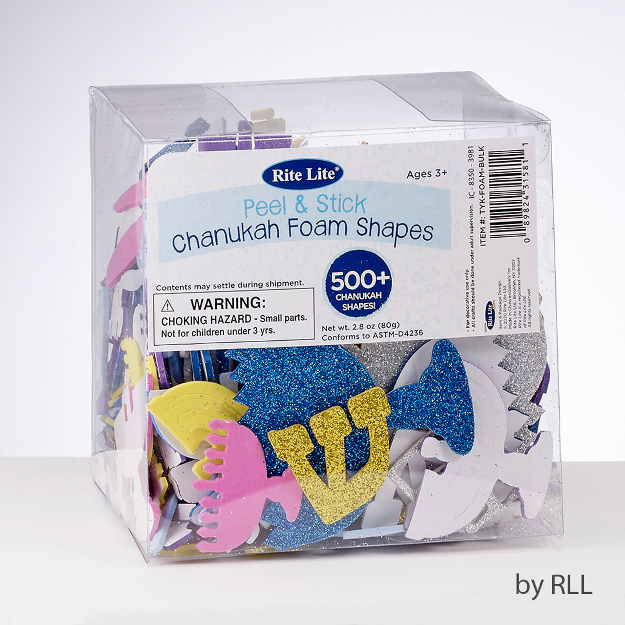 Hanukkah Foam Stickers Peel & Stick Chanuka Foam Shapes – The