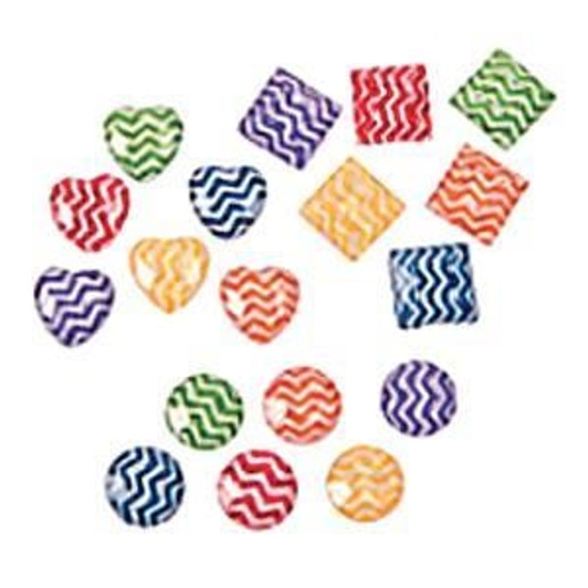 Chevron Self Adhesive Jewels