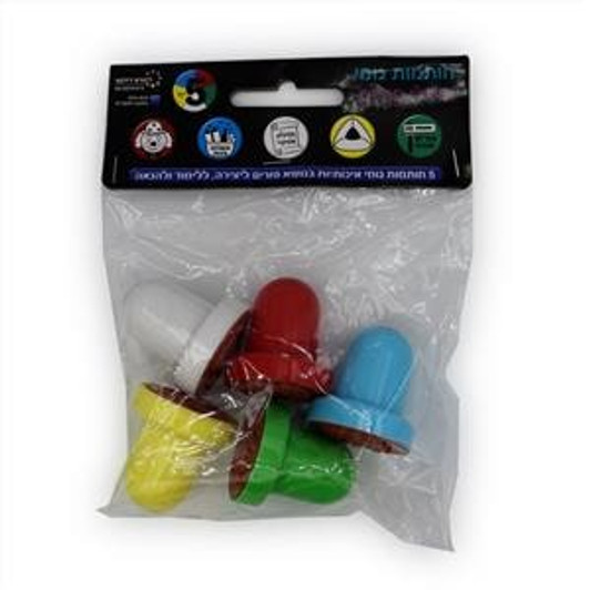 Purim Symbols Large Rubber Stamp Set Purim Symbols Large Rubber Stamp Set