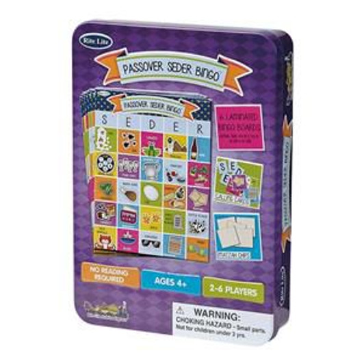 Passover Seder Bingo Game in Collectible Tin