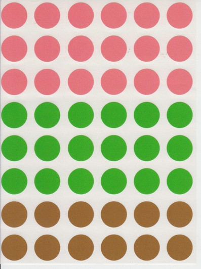 Shkedia Dots Stickers 0.5"  - 1 Sheet