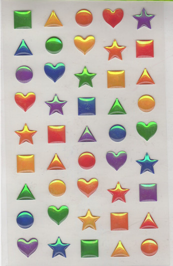 Peel & Stick Gemstones - Fun Shapes - 45 Pcs Peel & Stick Gemstones - Fun Shapes - 45 Pcs