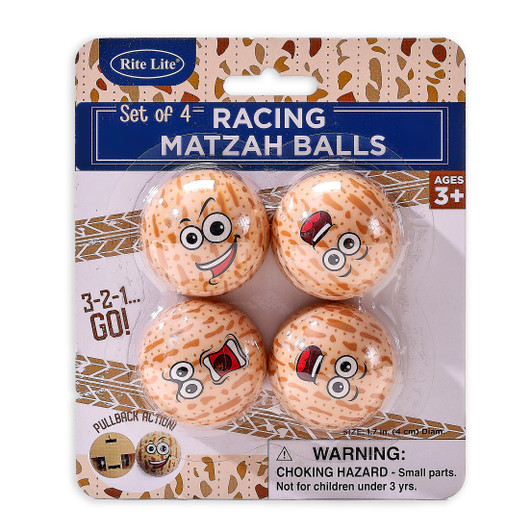 Passover Racing Matzah Balls, Set of 4