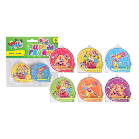 Purim Pinball Game - Pack of 6 Purim Pinball Game - Pack of 6