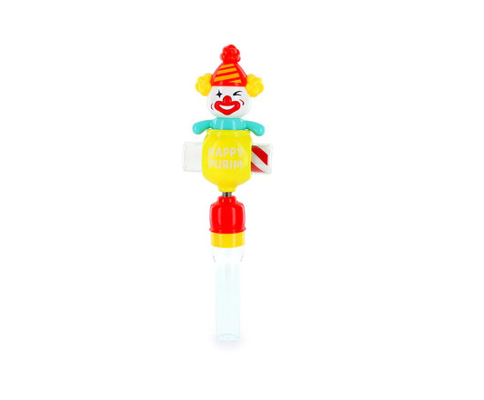 Fillable Purim Clown Noise Maker Fillable Purim Clown Noise Maker