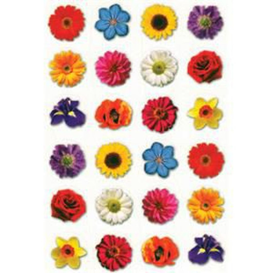 Flowers Stickers - 1 Sheet