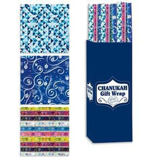 Chanukah Gift Wrap 1 Roll