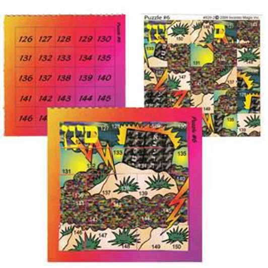 Months of the year Puzzle stickers