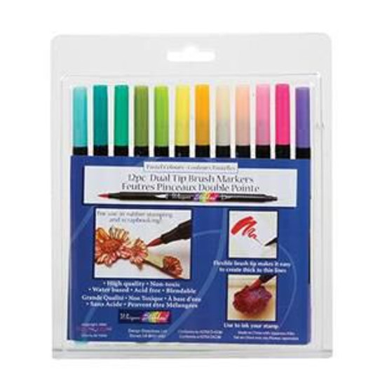 Whispers™ Strokes Marker Set - Pastel Colors