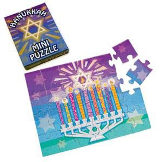 Chanukah Mini Cardboard Puzzles Chanukah Mini Cardboard Puzzles