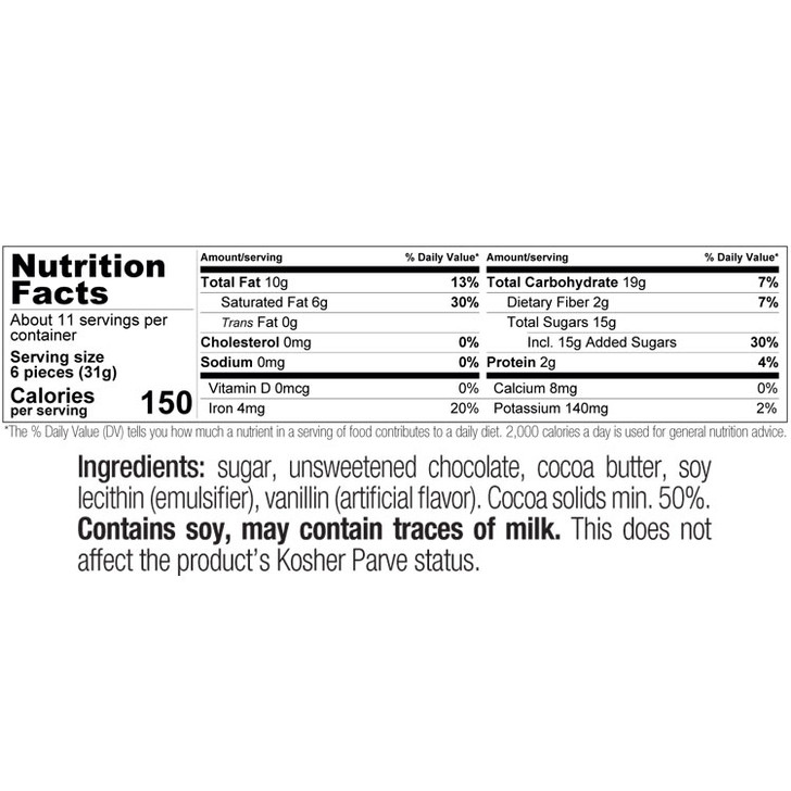 Nutrition Label for