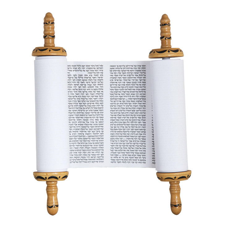 Children's Torah Scroll open
