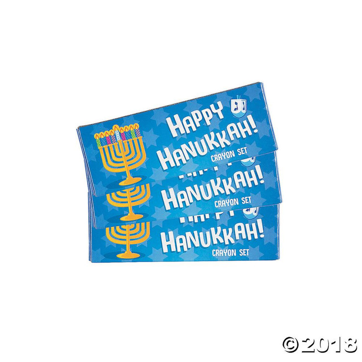 Hanukkah Crayons